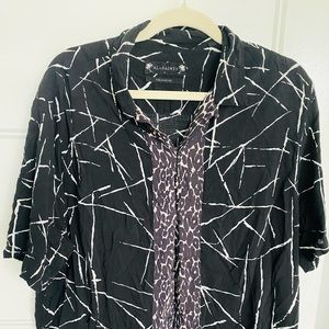 AllSaints Large Bowling Shirt